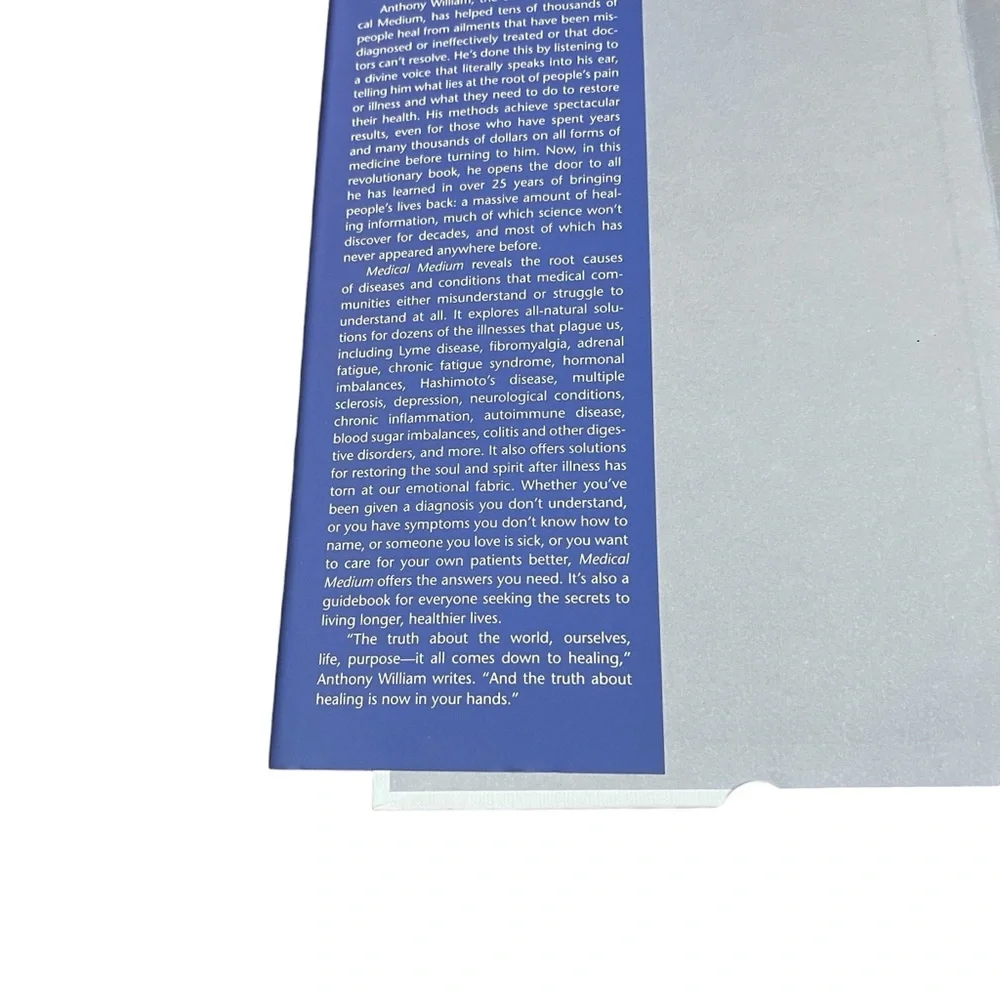 MEDICAL MEDIUM Author Anthony William Hardback Book - Picture 2 of 7
